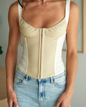 Ruched Cup Scoop Corset