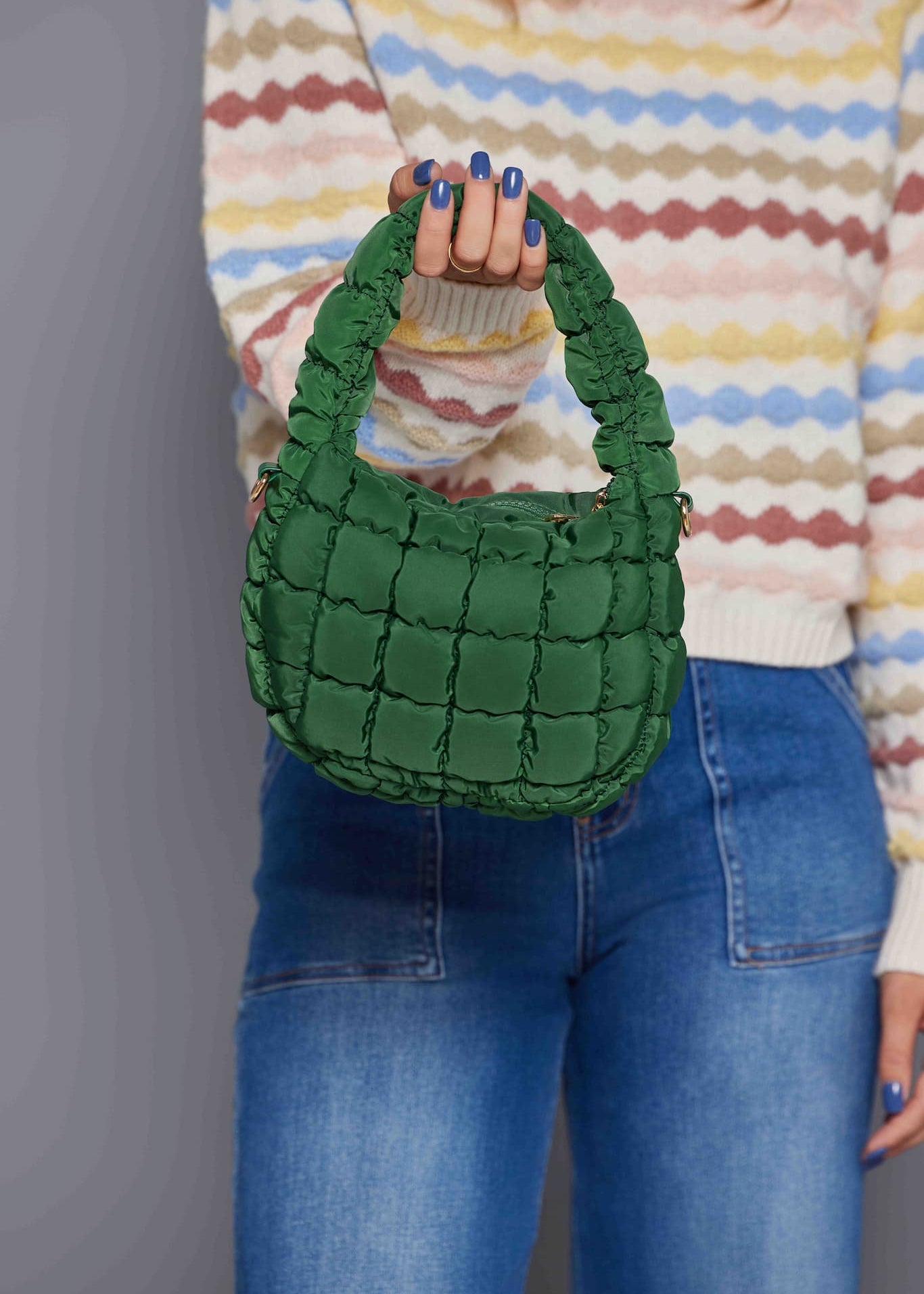 Leo Quilted Shoulder Bag