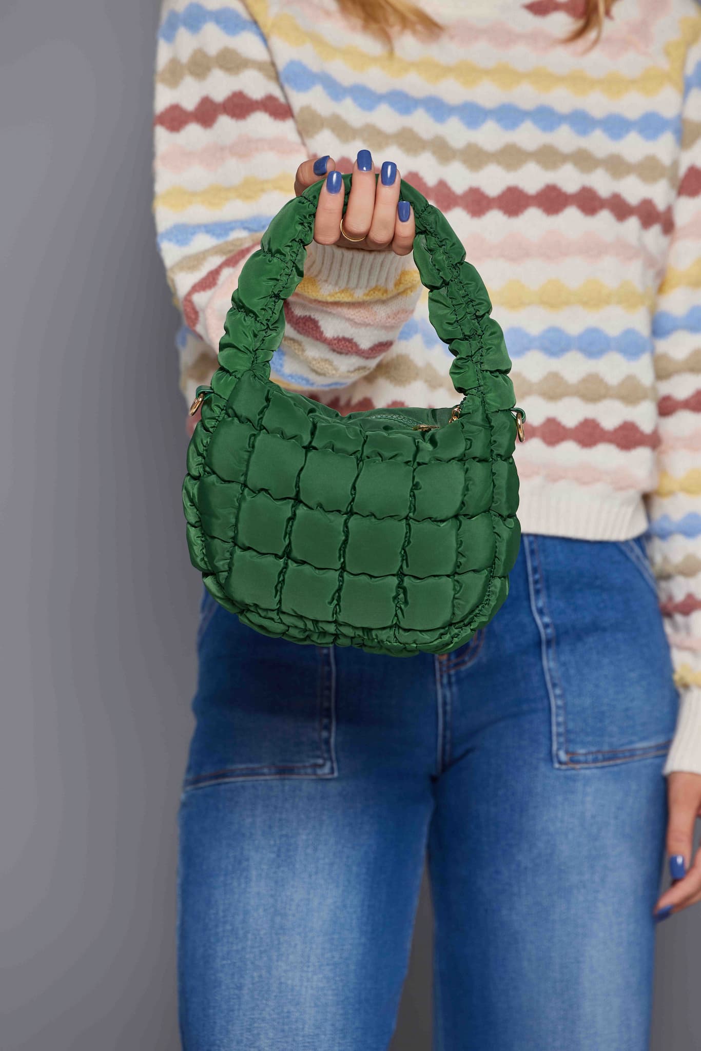 Leo Quilted Shoulder Bag