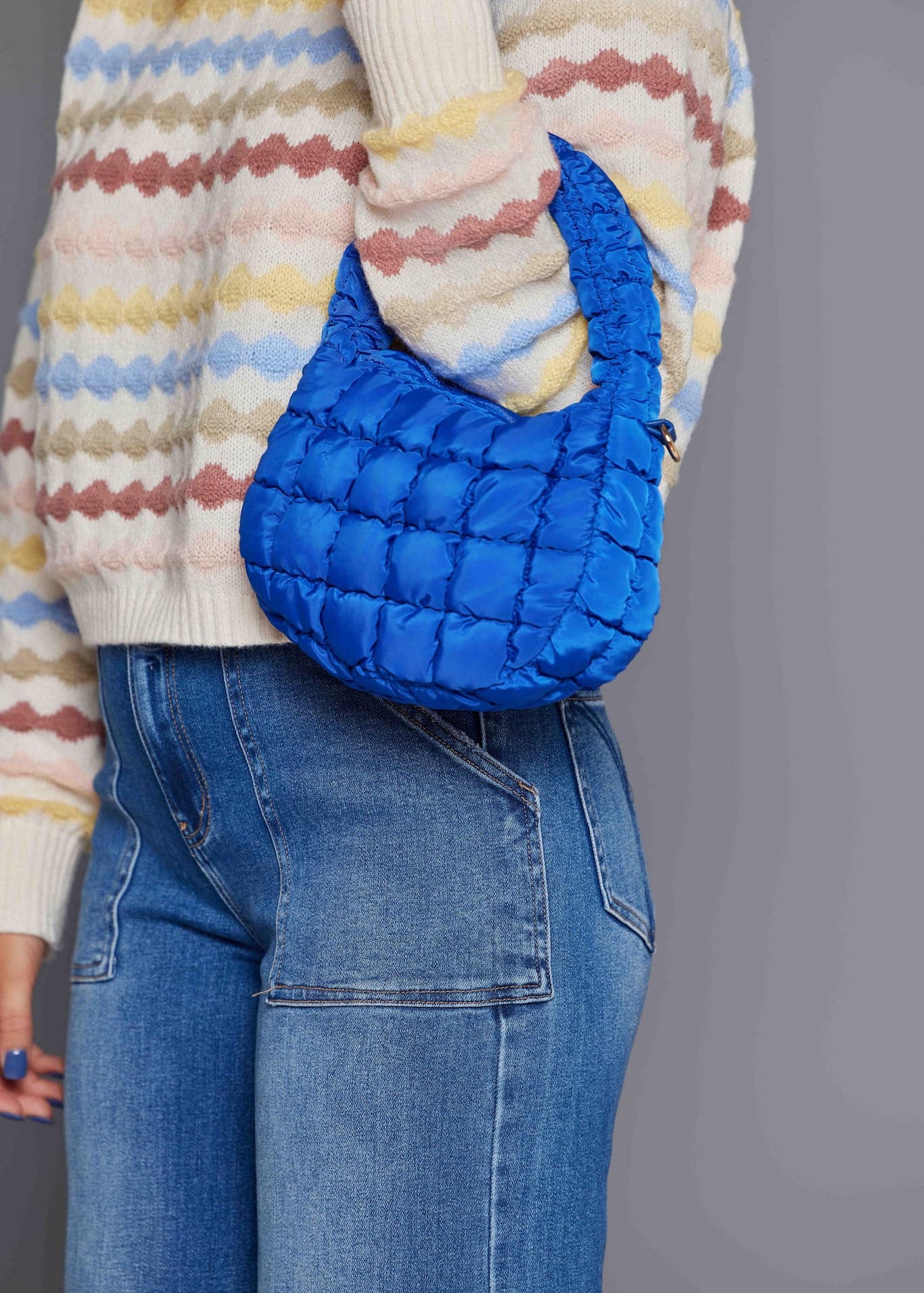 Leo Quilted Shoulder Bag