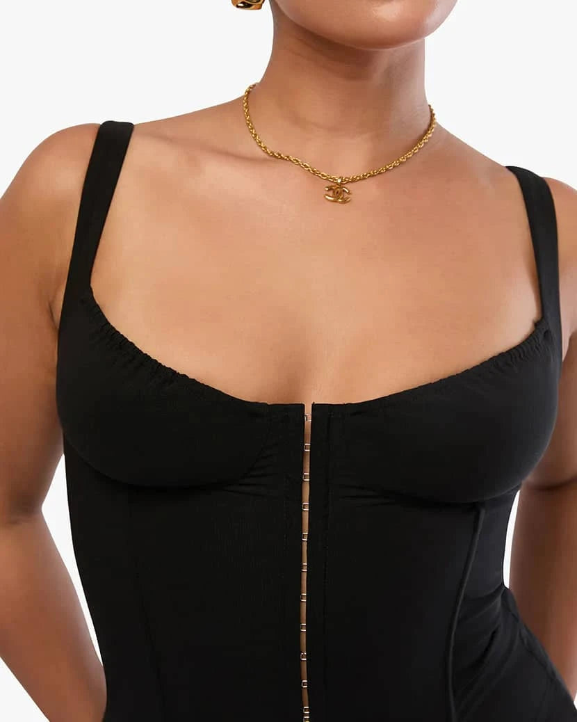 Ruched Cup Scoop Corset